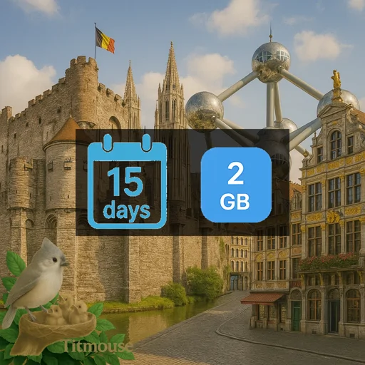 Belgium - 2 GB - 15 Days