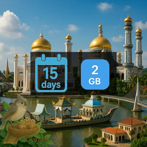Brunei - 2 GB - 15 Days