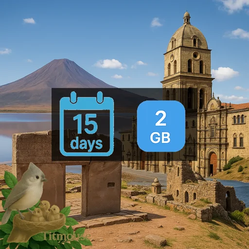 Bolivia - 2 GB - 15 Days