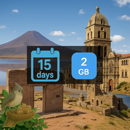 Bolivia - 2 GB - 15 days