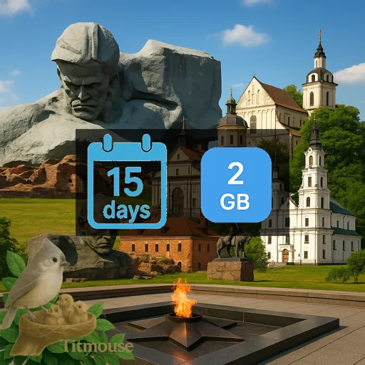 Belarus - 2 GB - 15 Days