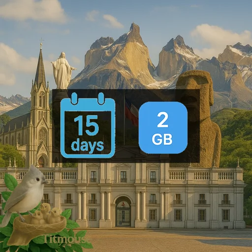 Chile - 2 GB - 15 Days