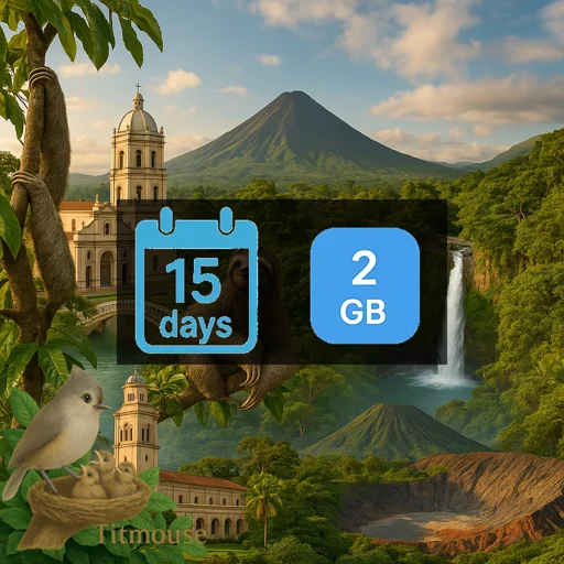 Costa Rica - 2 GB - 15 Days