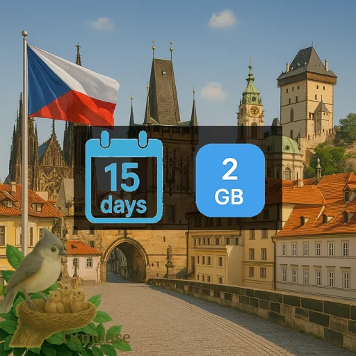 Czech Republic - 2 GB - 15 days