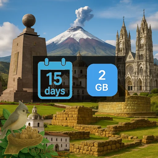 Ecuador - 2 GB - 15 days