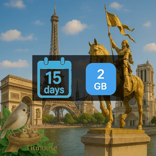 France - 2 GB - 15 Days