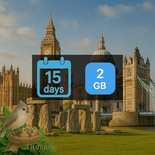 United Kingdom - 2 GB - 15 Days