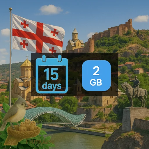 Georgia - 2 GB - 15 days