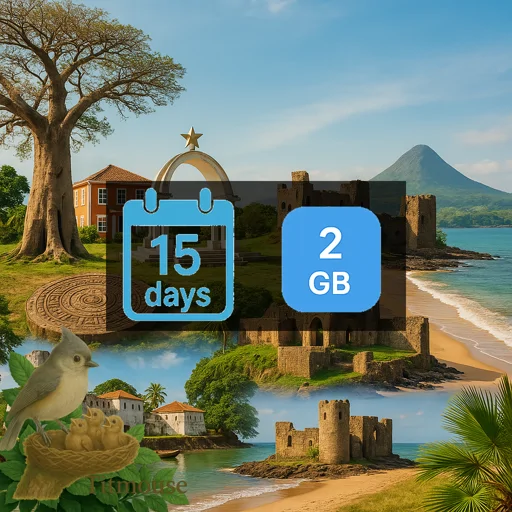 Guinea-Bissau - 2 GB - 15 Days