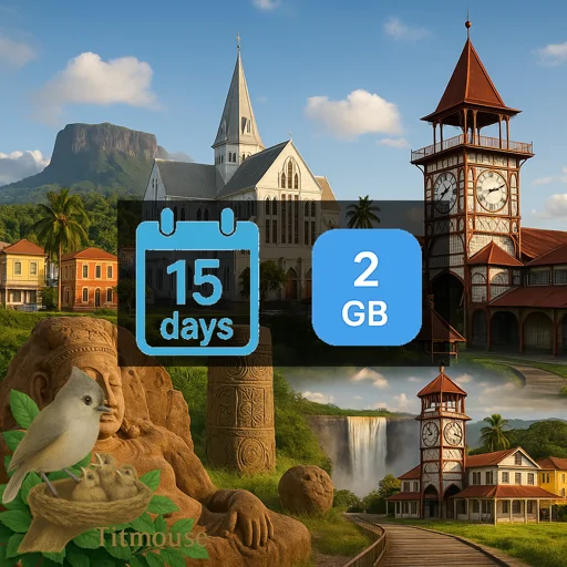 Guyana - 2 GB - 15 Days