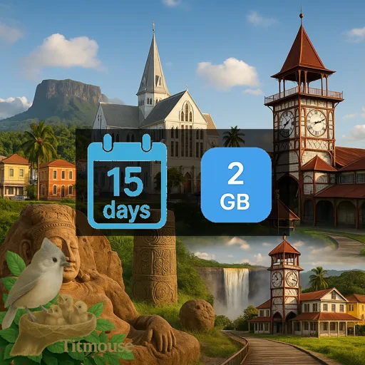 Guyana - 2 GB - 15 Days