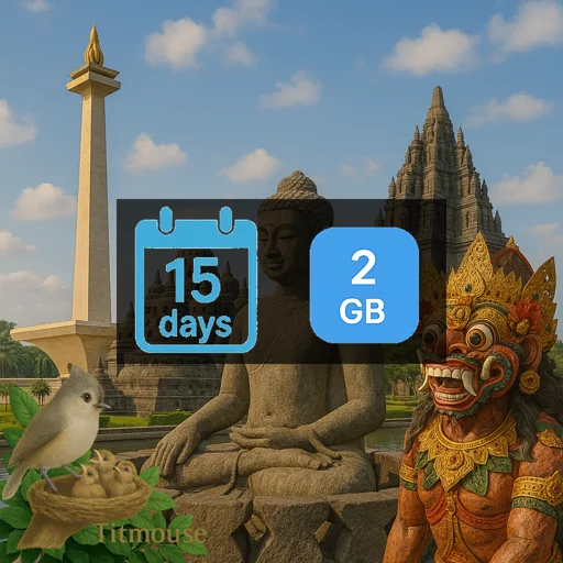 Indonesia - 2 GB - 15 Days
