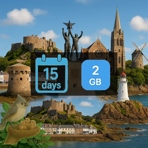 Jersey - 2 GB - 15 Days