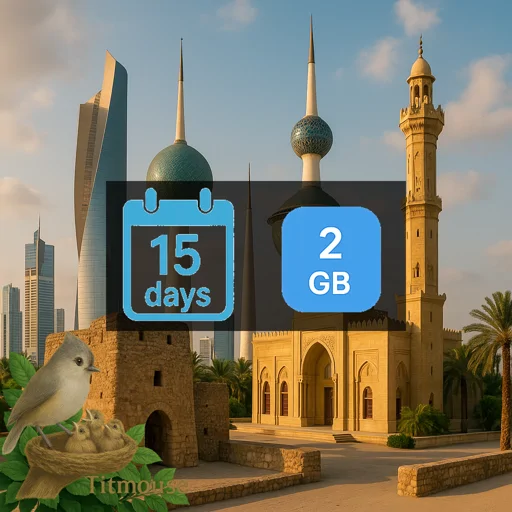 Kuwait - 2 GB - 15 days