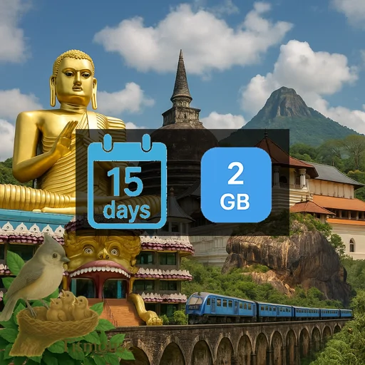 Sri Lanka - 2 GB - 15 Days