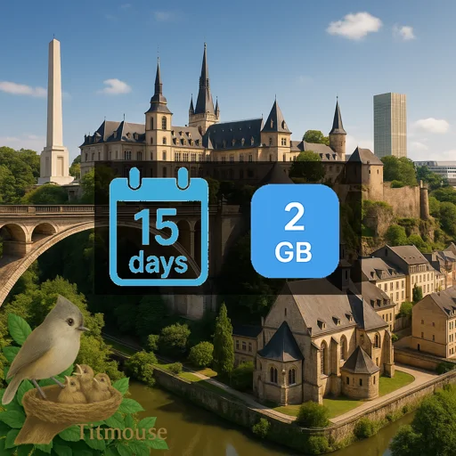 Luxembourg - 2 GB - 15 Days