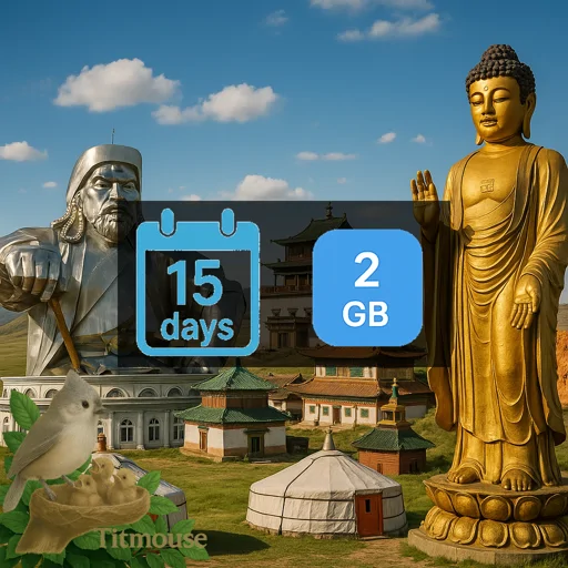 Mongolia - 2 GB - 15 days