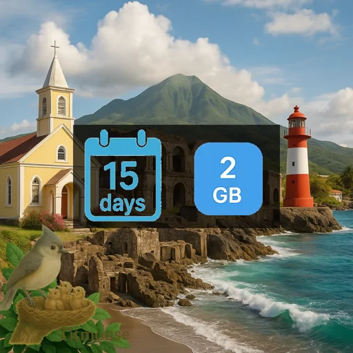 Montserrat - 2 GB - 15 Days