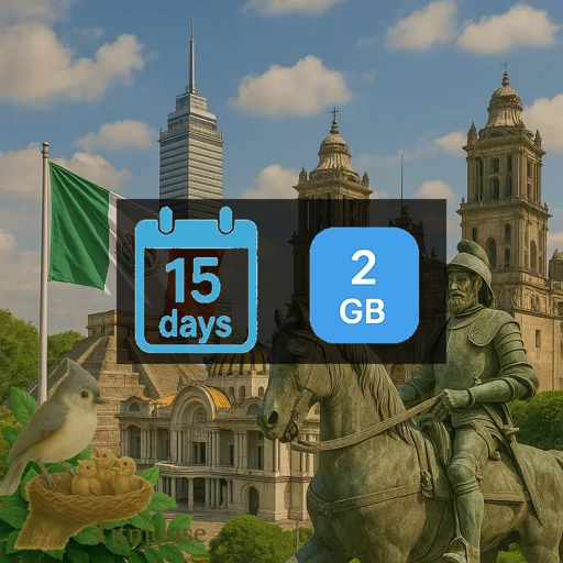 Mexico - 2 GB - 15 days