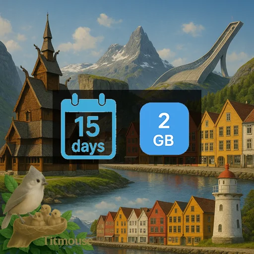 Norway - 2 GB - 15 days