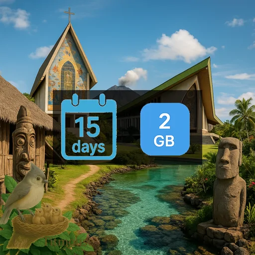 Papua New Guinea - 2 GB - 15 Days