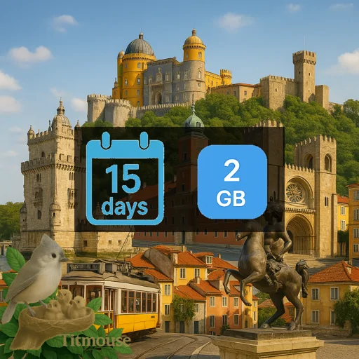 Portugal - 2 GB - 15 Days