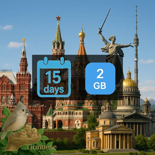 Russia - 2 GB - 15 Days