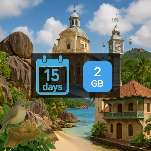 Seychelles - 2 GB - 15 Days