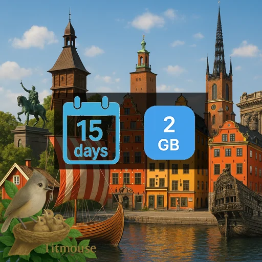 Sweden - 2 GB - 15 Days