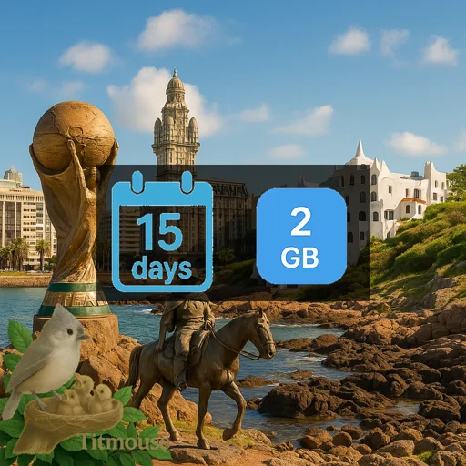 Uruguay - 2 GB - 15 Days
