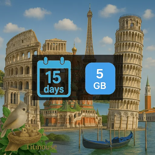 Europe - 5 GB - 15 days