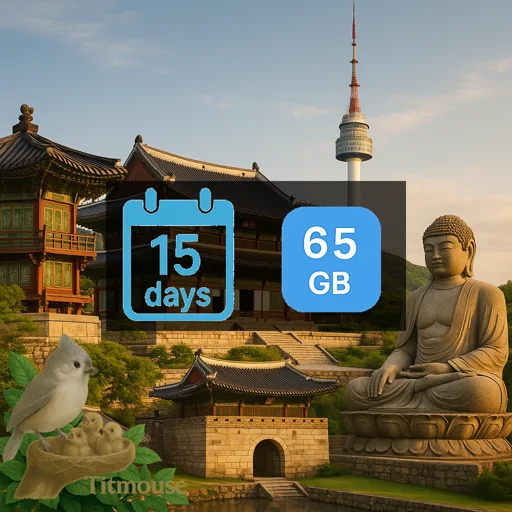 South Korea - Unlimited - 15 Days