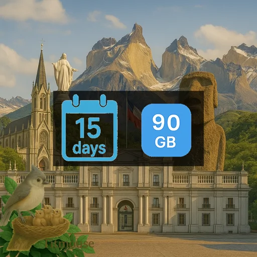 Chile - Unlimited - 15 Days