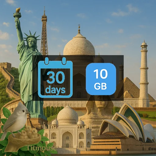 Latin America - 10 GB - 30 days