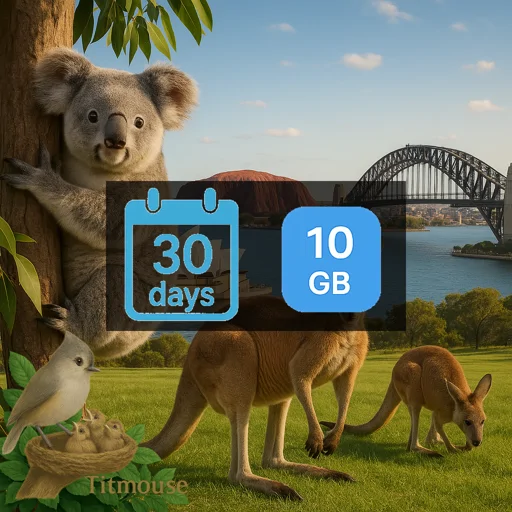 Australia - 10 GB - 30 Days