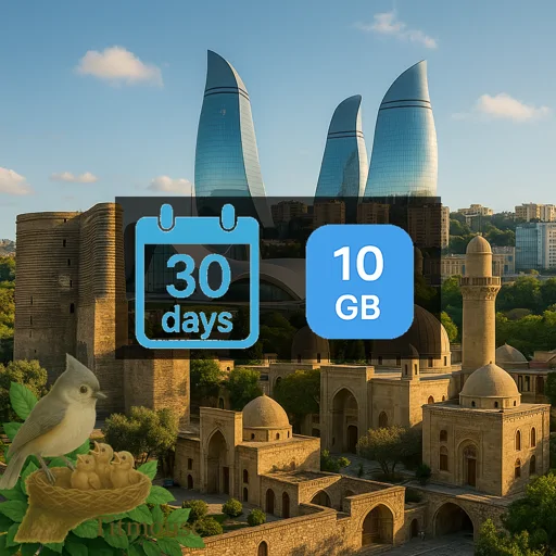 Azerbaijan - 10 GB - 30 Days