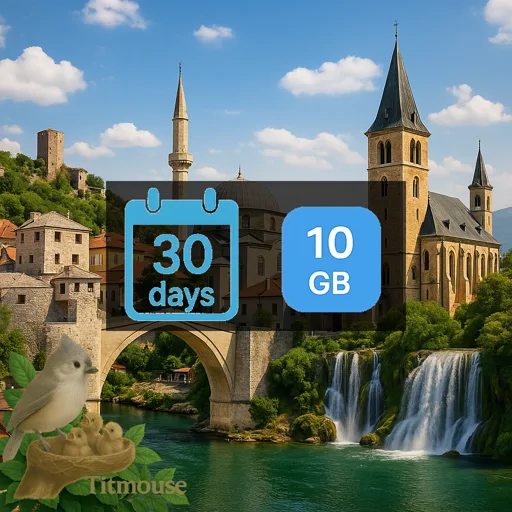 Bosnia and Herzegovina - 10 GB - 30 Days