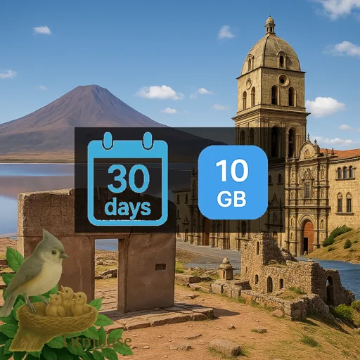 Bolivia - 10 GB - 30 Days