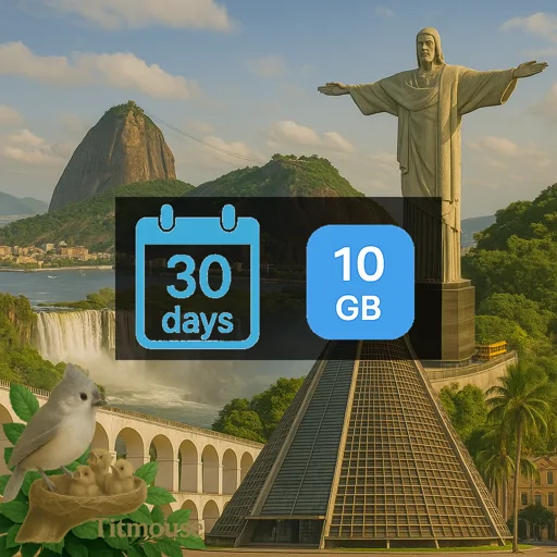 Brazil - 10 GB - 30 days