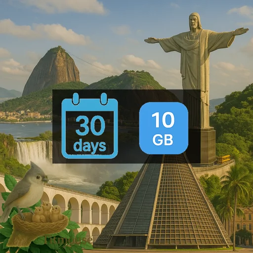 Brazil - 10 GB - 30 Days