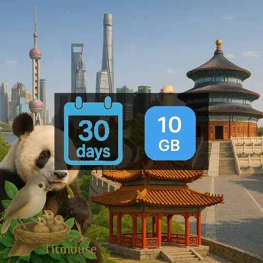 China - 10 GB - 30 Days