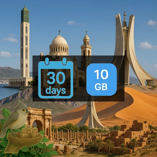 Algeria - 10 GB - 30 Days