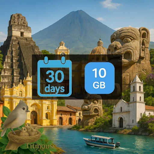 Guatemala - 20 GB - 30 days
