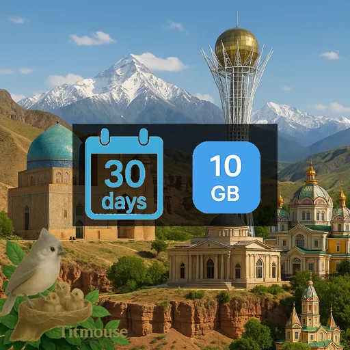 Kazakhstan - 10 GB - 30 Days