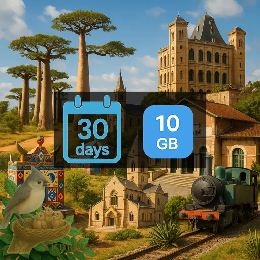 Madagascar - 10 GB - 30 Days
