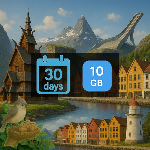 Norway - 10 GB - 30 Days