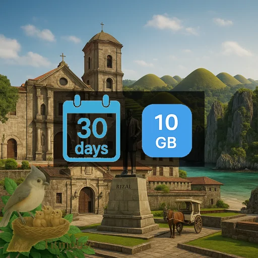 Philippines - 10 GB - 30 Days