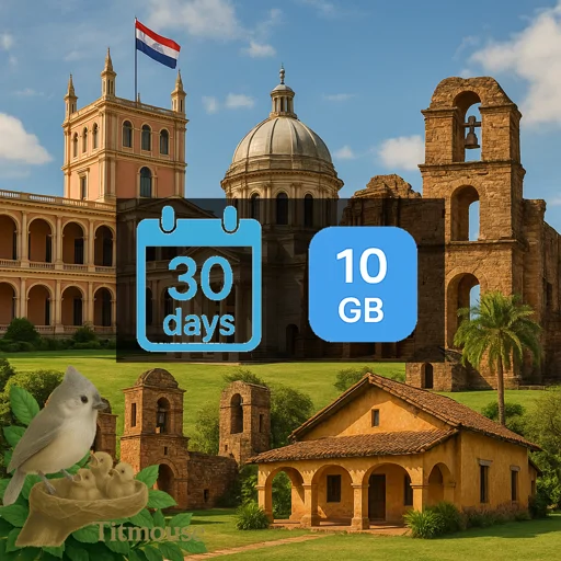 Paraguay - 10 GB - 30 days
