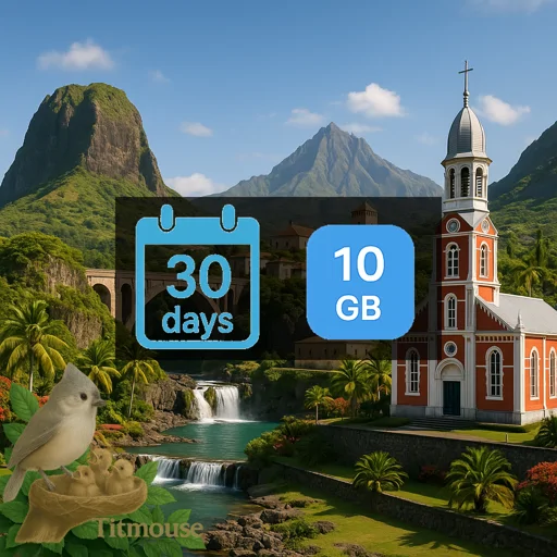 Réunion - 10 GB - 30 Days