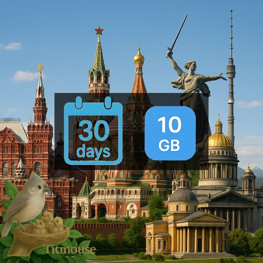 Russia - 10 GB - 30 Days